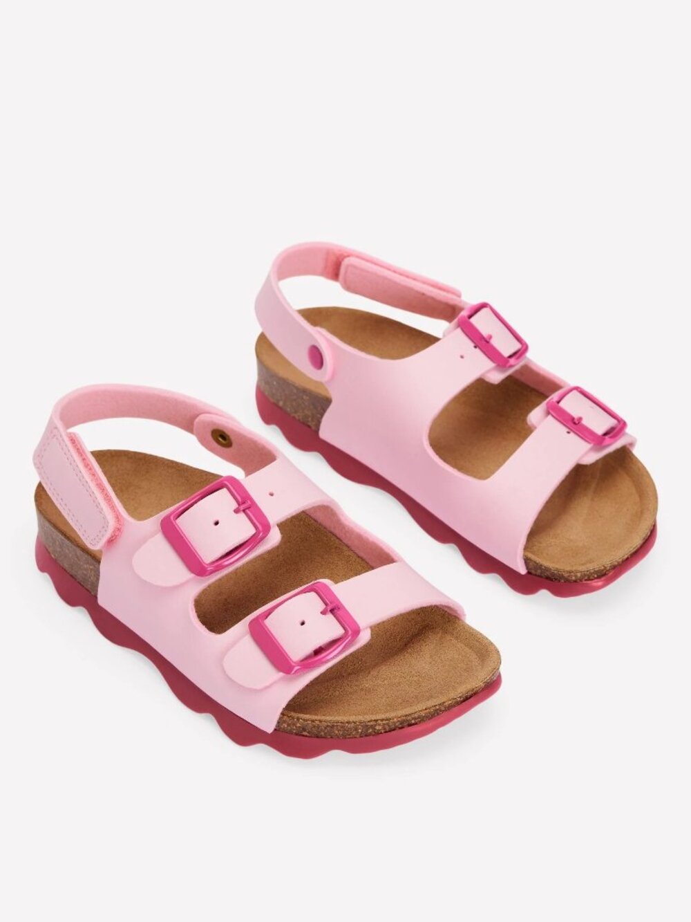 NWT Orig Packaging | Mini Boden Colourblock Sandals | Pink | Girls EU 34/US 2.5